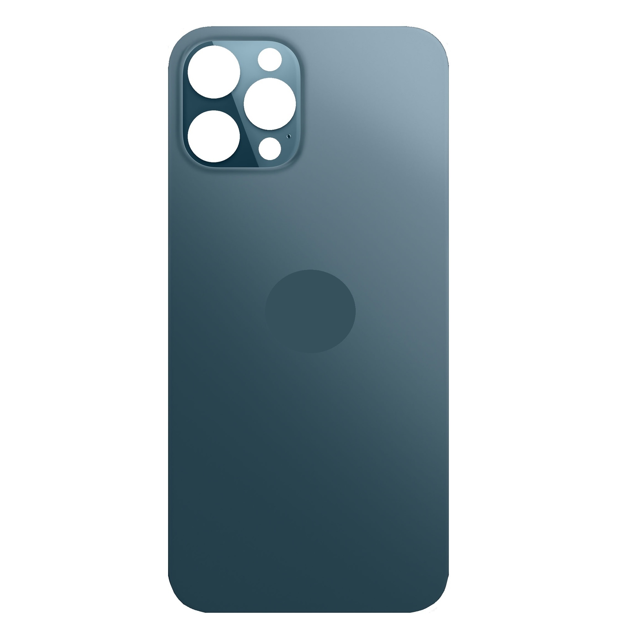 For iPhone 12 Pro Back Glass Blue (Enlarged camera frame)