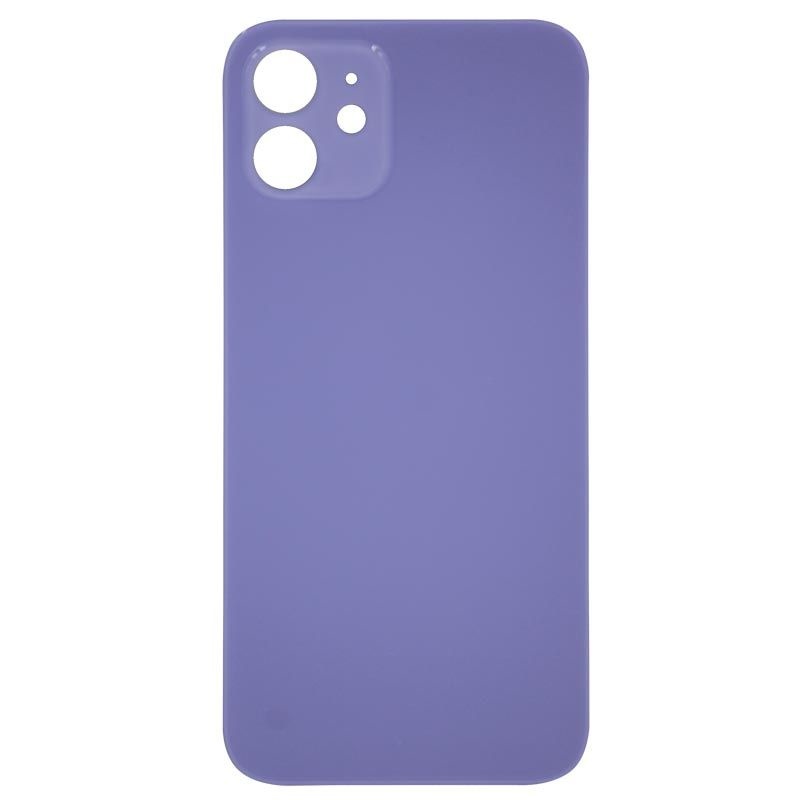 For iPhone 12 Back Glass Purple (Enlarged camera frame)