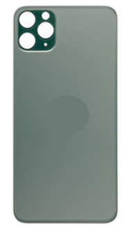 For iPhone 11 Pro Max Back Glass Green (Enlarged camera frame)