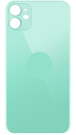 For iPhone 11 Back Glass Green (Enlarged camera frame)