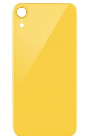 For iPhone XR Back Glass Yellow (Enlarged camera frame)