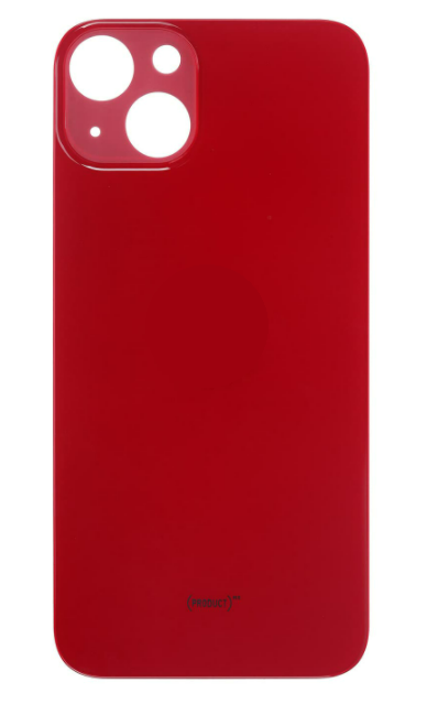 For iPhone 13 Mini Back Glass Red (Enlarged camera frame)