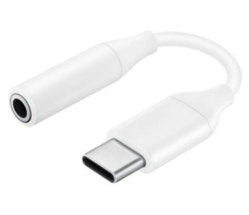 Samsung USB C to 3.5MM Jack (AUX) Cable White EE-UC10JUWE (BULK)