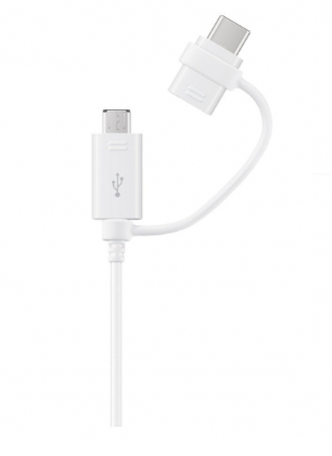 Samsung Data combo cable (Type C & Micro USB) 1.2M White EP-DG930DWE ORIGINAL BULK