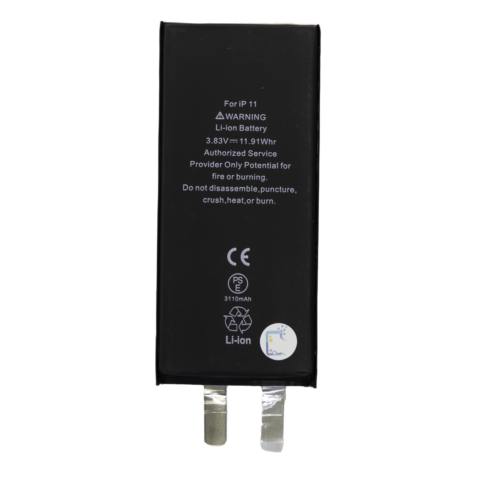 For Apple iPhone 11 Battery Without BMS (with Adhesive)