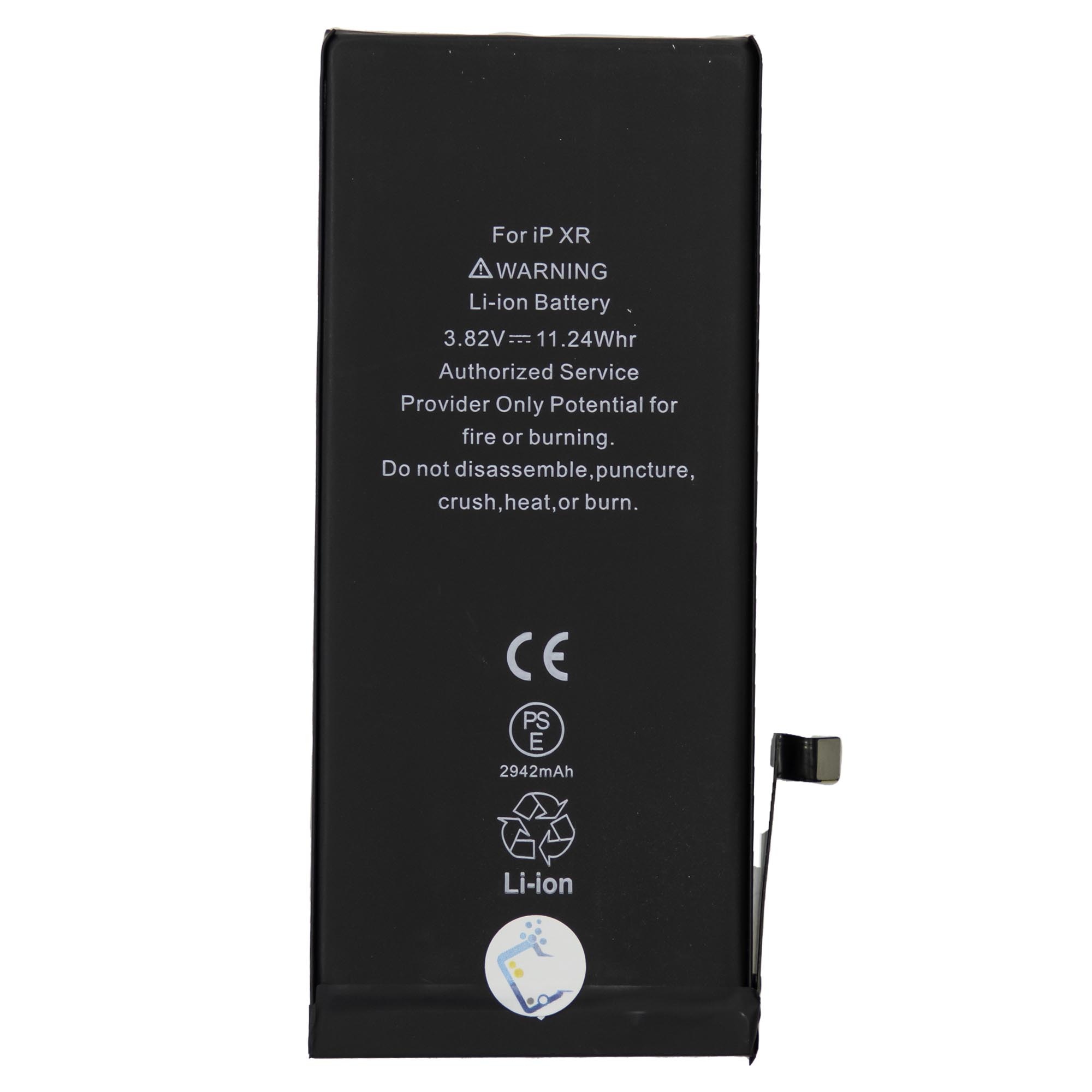 For Apple iPhone Xr Battery TI Chip (with Adhesive)