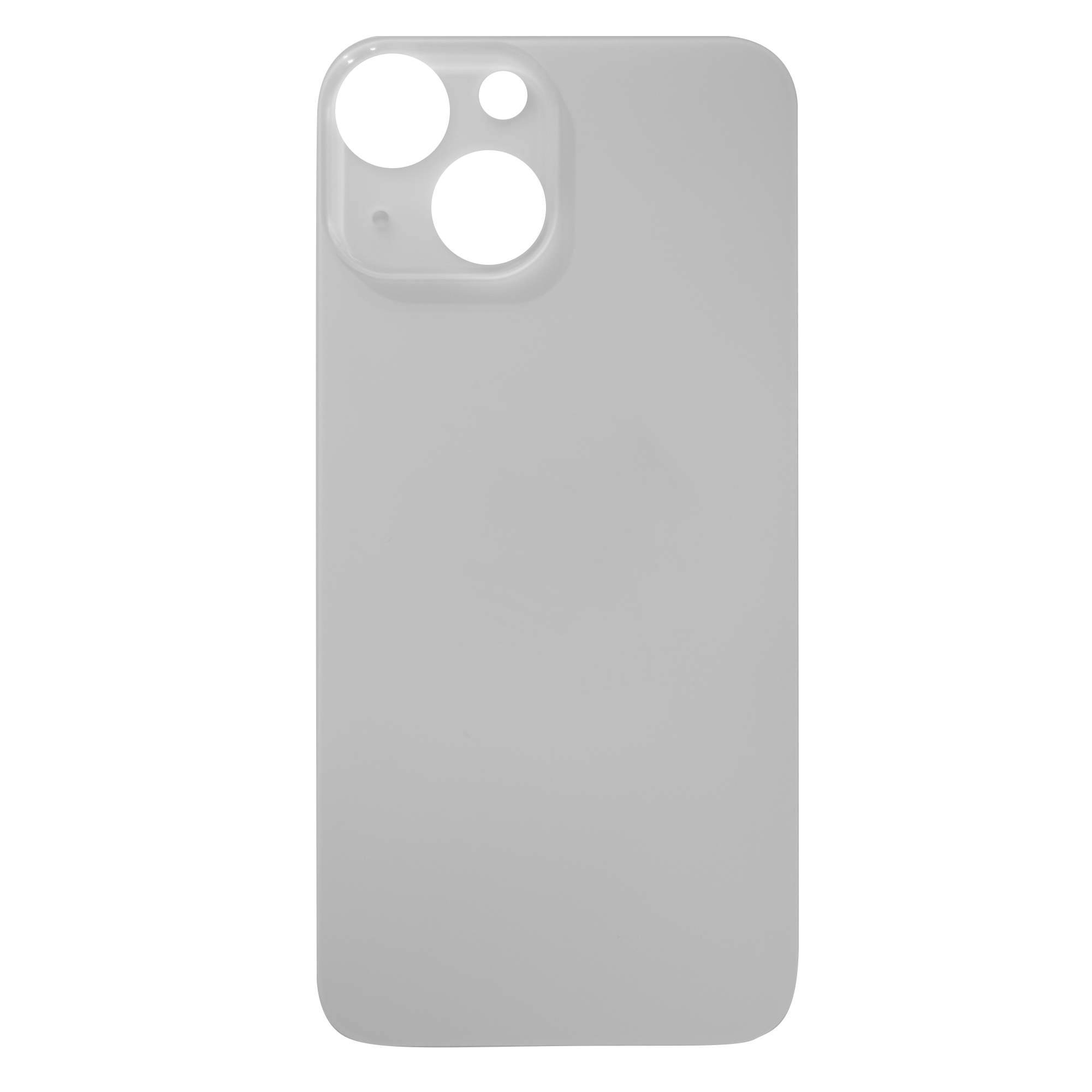 For iPhone 13 Back Glass White (Enlarged camera frame)