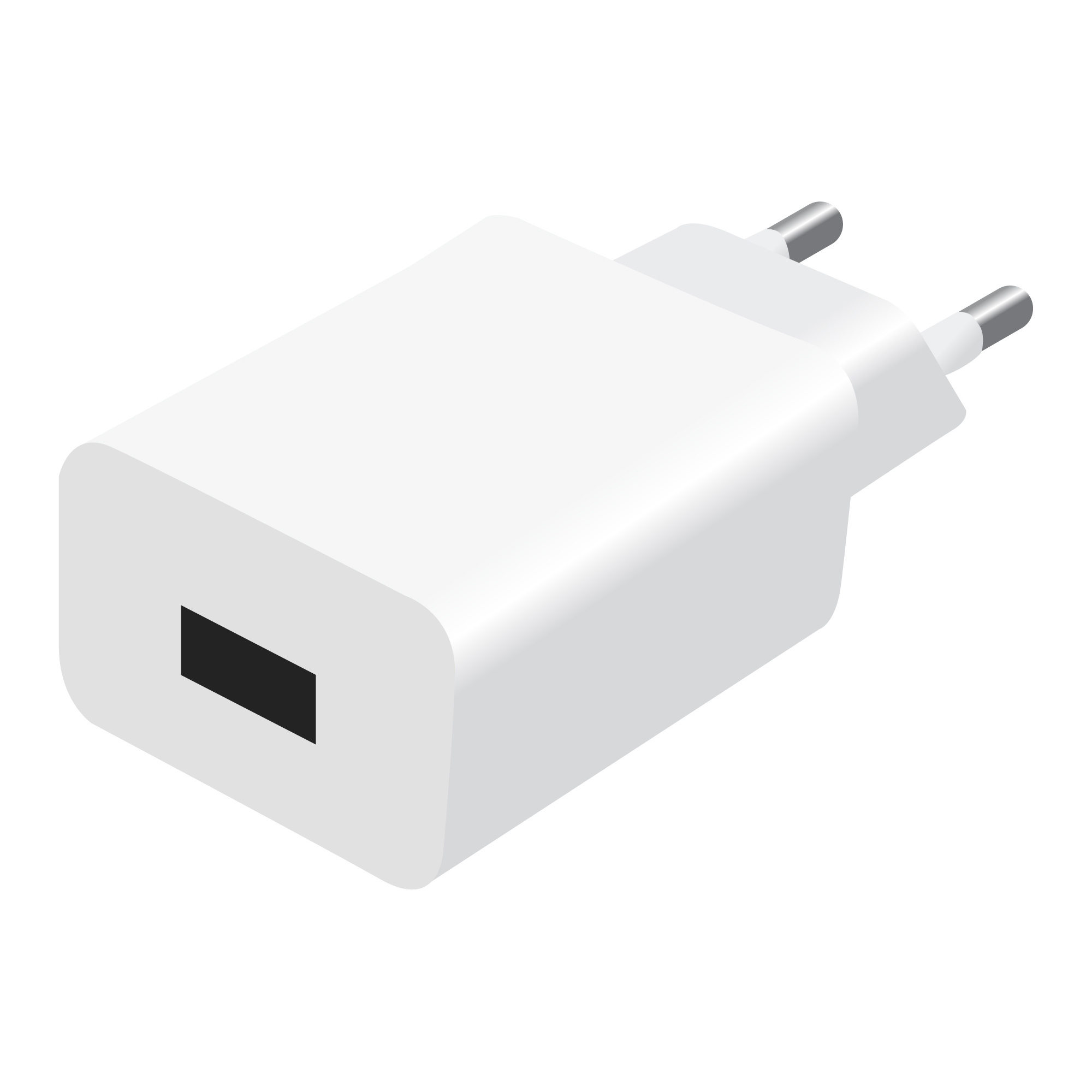 eXclusive USB Charger EU Plug White | 2A