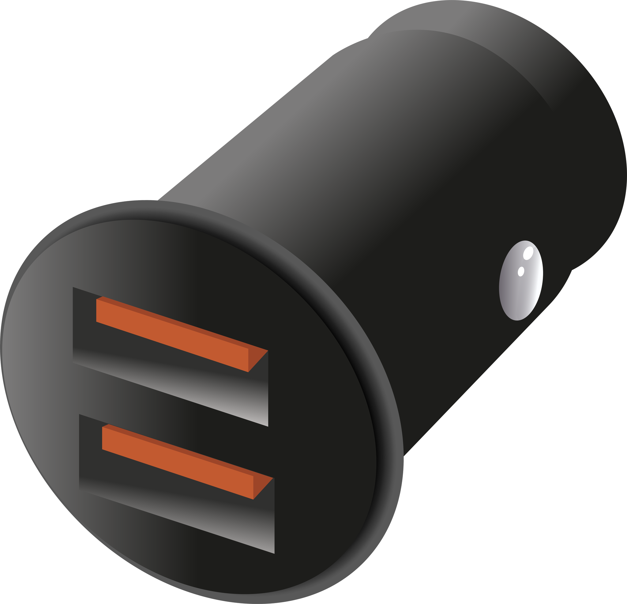 eXclusive Car Charger Black Dual | 2.4A