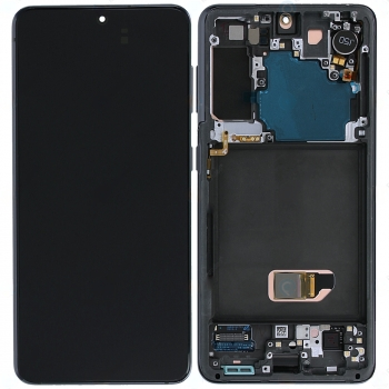 Samsung Galaxy S21 (SM-G991B) Display Complete Phantom Grey Servicepack (WITHOUT CAMERA) GH82-27257A GH82-27255A GH82-27256A