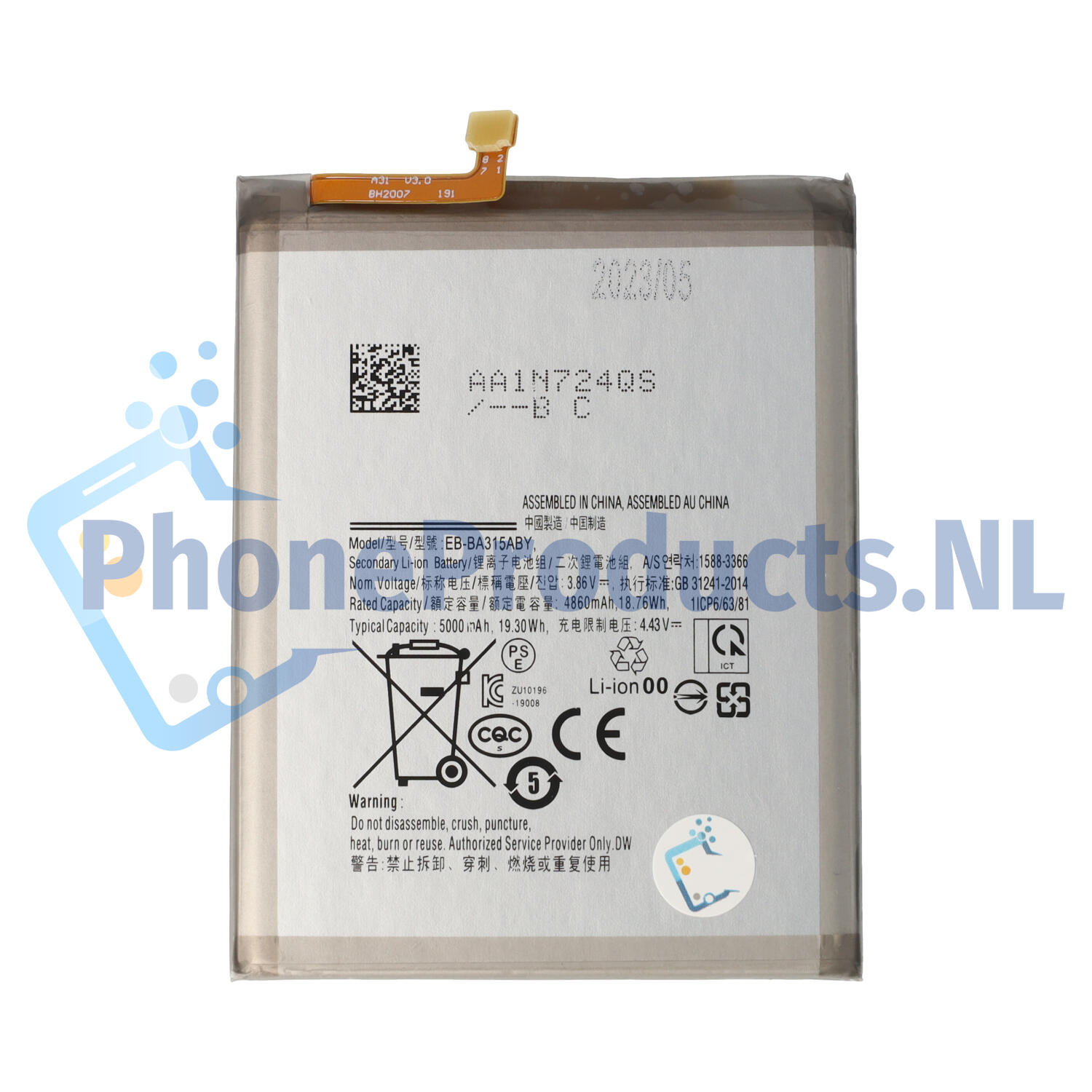 For Samsung Galaxy A31 (SM-A315F) Galaxy A32 4G (SM-A325F) Battery EB-BA315ABY 5000mAh