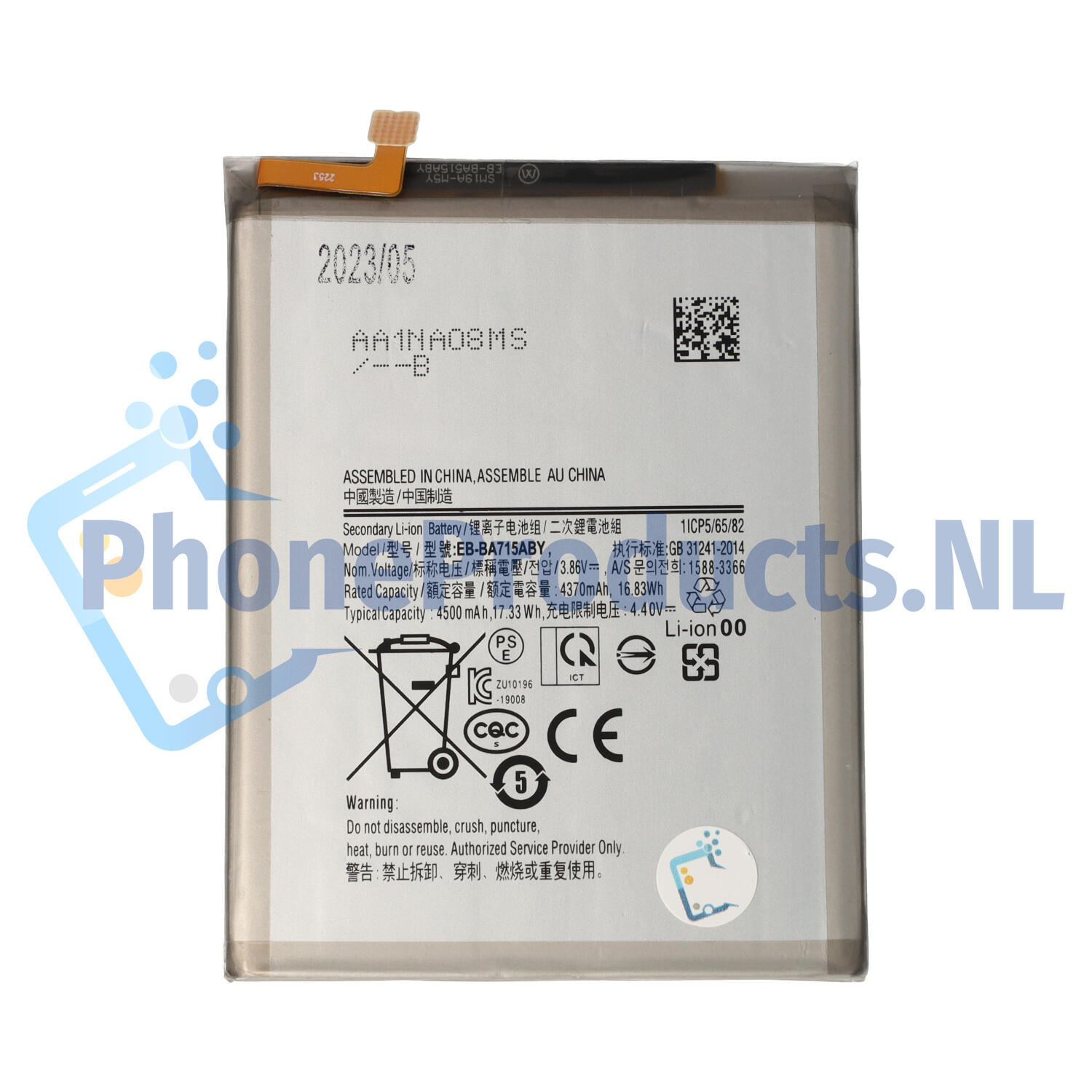 For Samsung Galaxy A71 (SM-A715F) Battery EB-BA715ABY 4500mAh