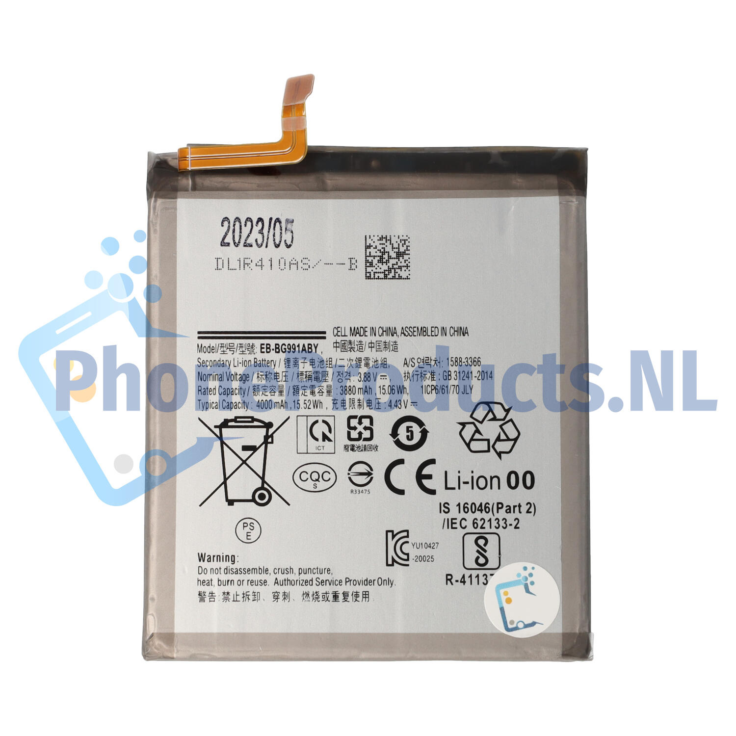 For Samsung Galaxy S21 (SM-G991B) Battery EB-BG991ABY 4000mAh